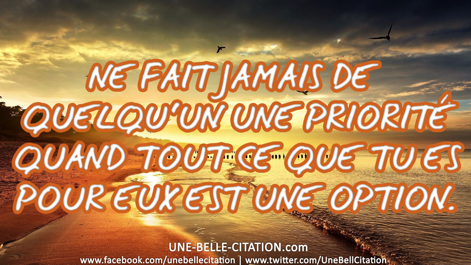 Ne Fais Jamais De Quelqu Un Une Priorite Quand Tout Ce Que Tout Ce Que Tu Es Pour Eux Est Une Option Citations Et Proverbes Retrouver De Nombreuses Citations Proverbes